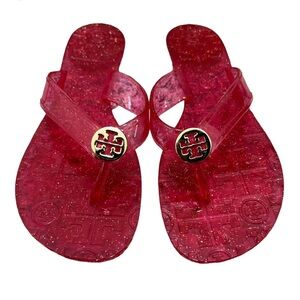 Tory Burch Pink flip flops sz8 1/2